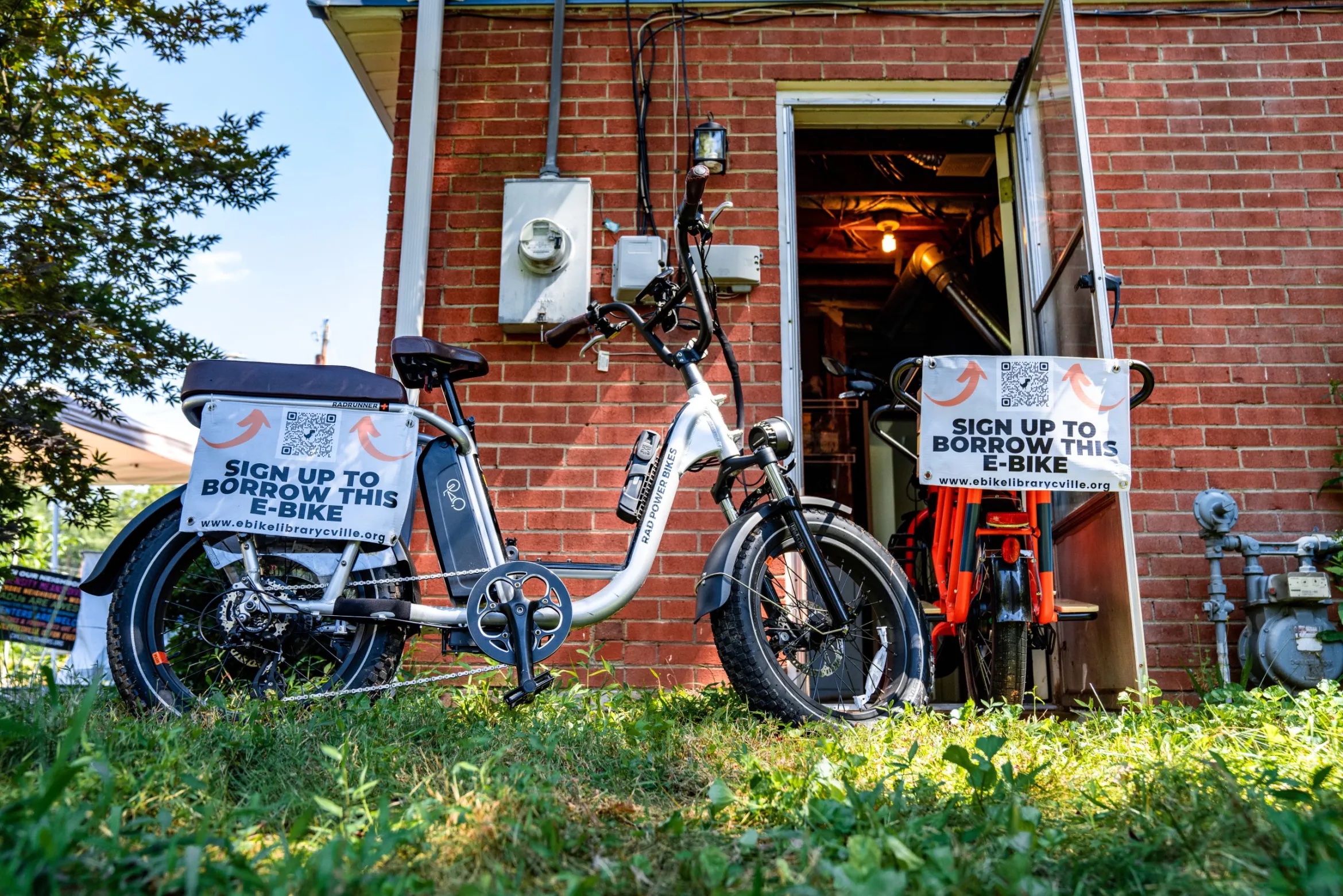 E-bikes at the library